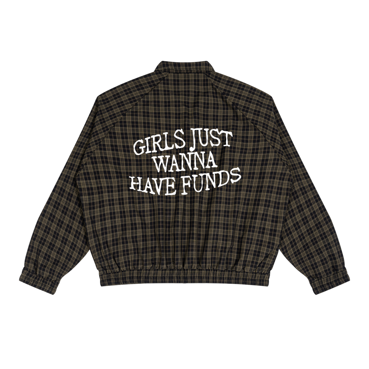 Plaid Richest Track Jacket