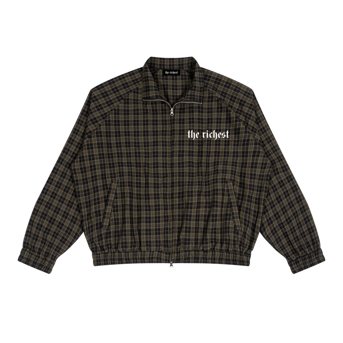 Plaid Richest Track Jacket