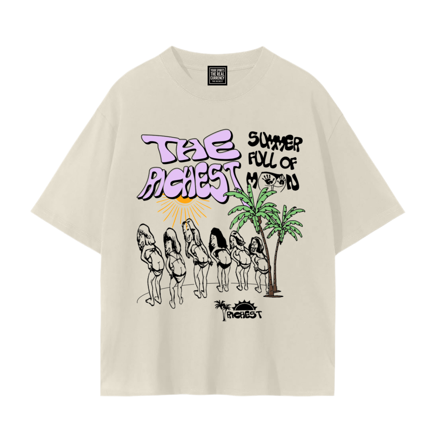 Summer moon tee