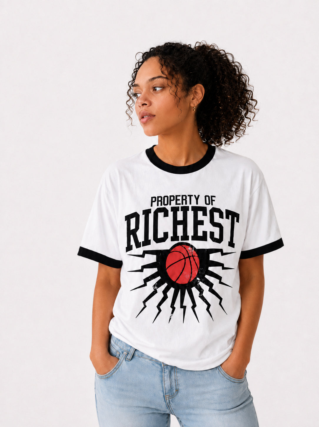 Property of Richest Crewneck Tee